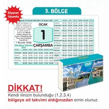 Wishora Store Takvimi 2025 Blok Duvar 3. Bölge