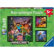 Wishora Store 3X49 Parça Puzzle Minecraft 056217