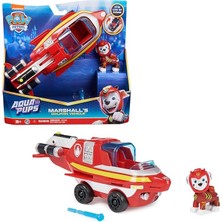 Wishora Store Patrol, Aqua Pups, Marshall Köpek Yavrusu Figürlü Yunus Tasarımlı Ana Araç, Oyuncak Araba, 3 Yaşından Büyük Çocuklar Için