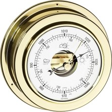 Wishora Store TFA29.4010B Domatik Açık Mekanizmalı Barometre, Siyah