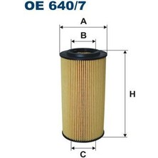 Filtron Fıltron OE640.7 - Yag Fıltresı Mercedes OM613 W203 CL203 W210 W211 W220 B901 B904
