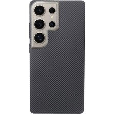 Fuchsia Samsung Galaxy S24 Ultra ile Uyumlu Besa Kablosuz Şarj Özellikli Kapak - Siyah
