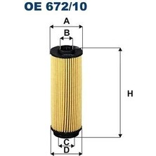 Filtron Fıltron OE672.10 - Yag Fıltresı Bmw B57 B58 F20 F23 F30 G20 F34 F31 G21 F33 G30 G31 G32 G11 G14 G01 G02 G05 G07 G29