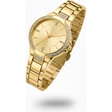 Leerybee Şıklığı Tamamlayan Parıltılı Taş Detaylı Kadın Kol Saati