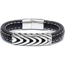 Fm Çelik Ve Deri Bileklik 31831B2D20