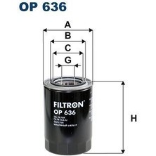 Filtron Fıltron OP636 - Yağ Filtresi Hyundaı HD35 4000CC H100 Kamyonet Ym-Mıtsubıshı Canter Turbo-Prestıge WP1045