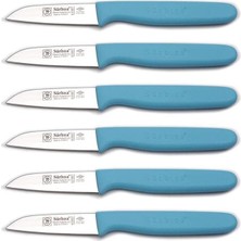 Wishora Store Sürmene 6'lı Meyve Bıçağı Seti 61007 (Turkuaz)