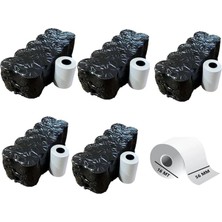 Wishora Store Kasa Pos Rulosu Termal 56MMX16 mt Termal Pos Rulosu 50 Adet