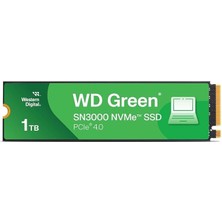 Wishora Store Digital Green SN3000 Nvme 1 Tb (5.000 Mb/sn'ye Kadar Okuma 4.000 Mb/sn'ye Kadar Yazma) - WDS100T4G0E