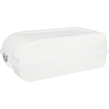 Wishora Store 50817 Bay Ayakkabı Koruma Kutusu, Şeffaf, 37.5 x 21 x 13.5 cm