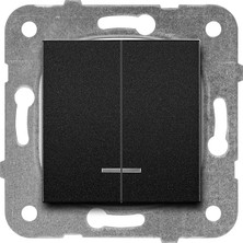 Wishora Store Novella/trenda Siyah Işik Komütatör Mekanizma+Düğme Kapak Çabuk Bağlanti Çarpma Karşıtı Çocuk Korumalı