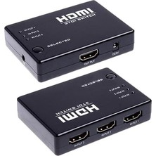 Wishora Store AL-4678 3 Port HDMI Çoklayıcı Çoğaltıcı Kumandalı