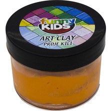 Wishora Store Funny Kids Art Clay Proje Kili 40CC - Turuncu