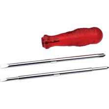 Wishora Store Izeltaş 4240007102 Değişken Uçlu Tornavida Seti, Kırmızı, Değişken