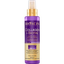 Wishora Store Collagen & Biotin Hacim Veren Sıvı Saç Kremi 150 ml – Ince Telli ve Hacimsiz Saçlar Için Dolgunlaştırıcı ve Nemlendirici Bakım Spreyi