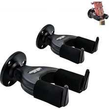 Wishora Store Duvar Için Otomatik Kilitli Gitar Tutucu – Akustik Gitarlar, Elektro Gitarlar, Bas, Klasik Gitarlar, Ukulele ve Daha Fazlası Için Evrensel Duvar Askısı – Kendinden Kilitli, 2'li Paket