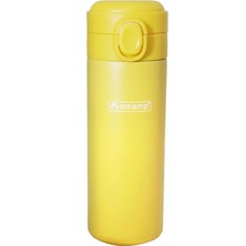Wishora Store 420 ml Termos Mug, Dayanıklı Kamp Ekipmanları, Kamp Aksesuarları, Açık Hanana Sporları, Doğa Sporları, Yürüyüş, Sırt Çantasıyla Seyahat, Kamp Mutfağı, Kamp Malzemeleri, Sarı, 420ML