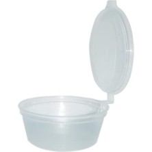 Wishora Store Plastik Kapaklı Sos Kabı 30 cc - 50 Adet