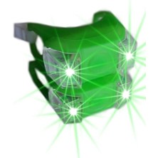 Wishora Store Yeşil Renkli Bisiklet Lambası Iki Adet Ledli Küçük Lamba Suya Dayanıklı Lamba