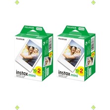 Wishora Store Instax Mini 12 11 10 Uyumlu Film 2'li Set 40 Poz