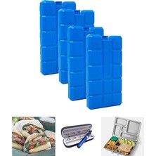 Wishora Store 400ML Içi Su Dolu Buz Kasedi 48 Saat Korumalı Buz Aküsü 4 Adet AL4655