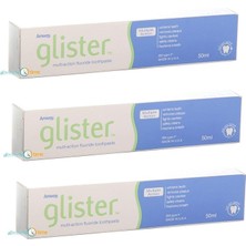 Wishora Store Glister - Seyahat Tipi Diş Macunu 50 ml (3 Adet)