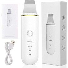 Wishora Store Yüz Temizleyici - Akne Giderme Cihazı, Peeling Spatula Beyaz