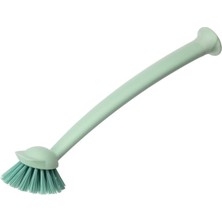 Wishora Store Rınnıg Bulaşık Yıkama Fırçası Kazıyıcı Kenarlı ve Vantuzlu, Açık Yeşil, 904.078.11