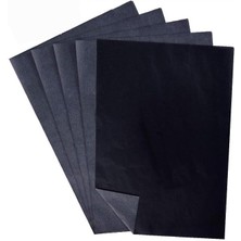 Wishora Store Siyah Karbon Kağıdı A4 10 Adet 21X29,7 cm Kopya Kağıdı Transfer Kağıdı Renkli Karbon Kağıdı