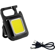 Wishora Store Işıklı Şarjlı Anahtarlık Mıknatıslı Işıldak 3 Fonksiyonel Tamir Projektörü Kamp Feneri Flaşör