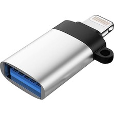 Wishora Store 3.0 Lightning Otg Adaptör – Yüksek Hızlı Veri Aktarımı, Telefon Için Lightning To USB Dönüştürücü, Klavye, Mouse, Kart Okuyucu ve Oyun Kumandası ile Uyumlu, Ha-07, Evınto