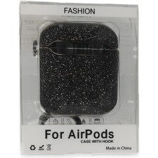 Esranın Dünyası Airpods 2 (2.nesil) Spell Simli Kılıf - SIYAH-(5796)