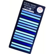 Wishora Store Post-It Sticky Notes Şeffaf Renkli Yapışkan Postit Not Kağıdı Etiketi Kısa Şeritler (Renk 2)