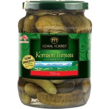 Wishora Store Kükrer Kornişon Turşu No:2 Cam Kavanoz 720 cc