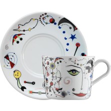 Wishora Store Porselen Itır Çay Fincanı Tekli 10879 Çok Renkli, 240 ml