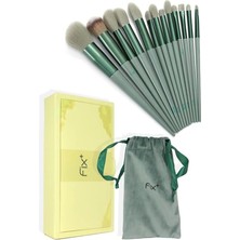 Wishora Store Fix Profesyonel Yumuşak Makyaj Fırçası Seti 13 Parça Taşıma Çantalı Kutulu Makyaj Aksesuarı