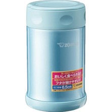 Wishora Store SW-EAE50 Vakumlu Paslanmaz Çelik Yemek Termosu Kabı 0.5l Su Mavisi