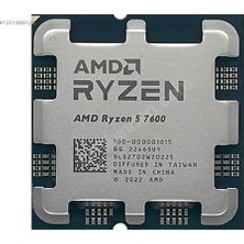 Wishora Store Ryzen 5 7600 100-000001015 (3.8ghz - 5.1ghz) 38MB Am5 65W Tray Işlemci