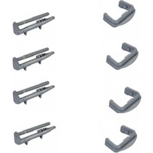 Wishora Store Makinası Sepet Ray Pimi 4 Adet Ön 4 Adet Arka Pim