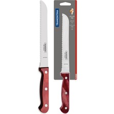 Wishora Store Polywood Saplı Tırtıklı Ekmek Bıçağı (30CM)