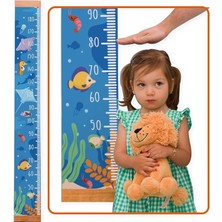 Wishora Store Hediye Deniz Temalı Boy Ölçme Cetveli