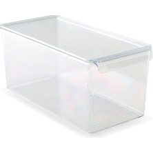 Wishora Store M-E73-20-16 Kapaklı Küp Düzenleyici Şeffaf