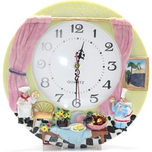 Kaia Aşçı Tasarımlı Polyester Duvar Saati Model 3