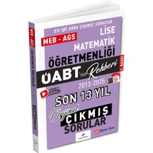 Dizgi Kitap 2026 Meb Ags Öabt Lise Matematik Öabt'nin Rehberi Konularına Göre Tasnif Edilmiş Son 13 Yıl Orijinal Video Çözümlü Çıkmış Sınav Soruları