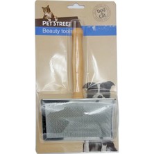 Ozlstor Eurogold Kedi  Köpek Tahta Saplı Fırça Xl