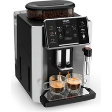 Wishora Store Sensation C90, Tam Otomatik Kahve Makinesi, Kolay Kullanım ve Bakım, Işıklı Uyarılar, Pratik Temizlik, Gümüş, EA910E10