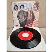 Plakperest Abba – Under Attack / You Owe Me One  - 1982  Avrupa Basım 45 Lik Plak
