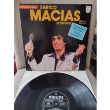 Plakperest Enrıco Macıas - Olympia 80 -  Hollanda Basım Albüm - 33 Lük Lp Plak 2.el