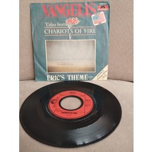 Plakperest Vangelis – Titles From Chariots Of Fire  - 1981 Almanya Basım 45 Lik Plak