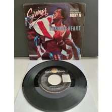 Plakperest Survıvor - Burning Heart / Rocky Iv (Soundtrack) - 1985 Usa  Basım 45LIK Plak-2.el